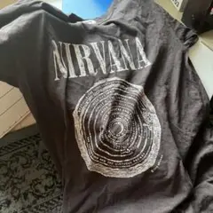 NIRVANA グラフィック Tシャツ ダークブラウン　モンキータイム