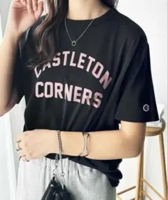 Champion×GeeRA ロゴＴシャツ