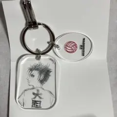 ハイキュー ファンパーク クリアベースキーホルダー 第1弾 西谷夕