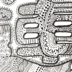 お名前　手描き　オリジナル　ポストカードサイズ　 漢字デザイン　蓮　蓮の花の蓮