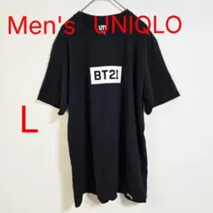 UNIQLO ユニクロ BT21 Tシャツ 黒 ブラック L