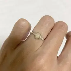 PLUIE プリュイ ピールドロップスリング 4号 オパール