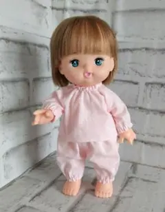 メルちゃん用パジャマ　ピンクリボン