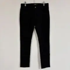 【VICCI】(M)ブラックスキニーパンツ/モノトーン/スリムフィット