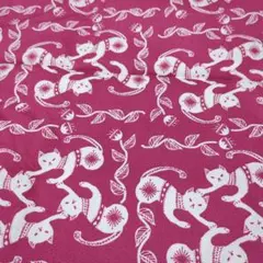 はぎれ☆生地☆布☆セダムデザイン☆猫☆巾×100cm