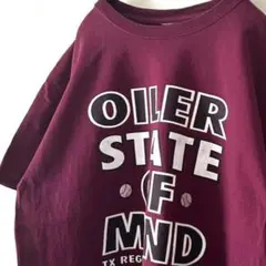 OILER STATE OF MIND Tシャツ レッド 赤 古着
