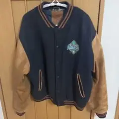【極美品】スタジャン 黒茶色 コムドットゆうた着用