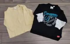 長袖Tシャツ 2枚セット　春秋　80