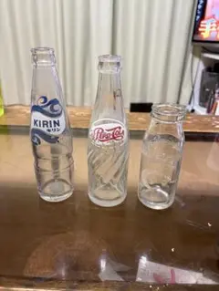 キリンレモン　ペプシコーラ　トレボン　昭和　レトロ　ビン　瓶　3本セット