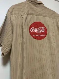 コカコーラ作業着 ワークシャツ Mサイズ 半袖