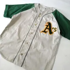 MLB アスレチック ラグランオールドユニホーム