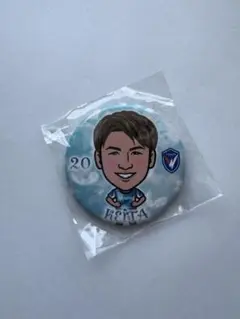 【匿名配送】V・ファーレン長崎 中村 慶太選手 缶バッジ（平和祈念ver）