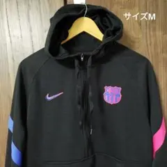 NIKE　FCバルセロナ　スウォッシュ刺繍ロゴ　スウェットパーカー　サイズXXL Amazon.co.jp: NIKE ナイキ FC バルセロナ メンズ 1/2ジップ