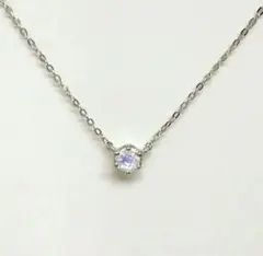 6月の誕生石☆ムーンストーンネックレス プラチナ950/プラチナ850