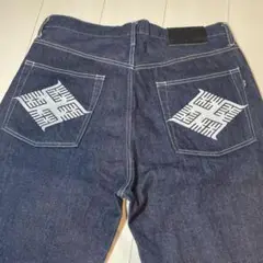 budspool 麻 LOGO デニム　舐達磨 パンツ