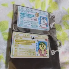 ☆新品未使用　んぽちゃむ　きみまろ　免許証ステッカー　アベイル