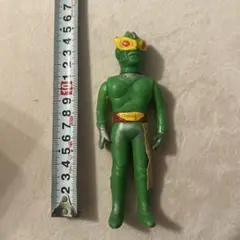 サンダーマスク 27cm 無版権 パチ怪獣 ソフビ人形 1972年駄菓子屋