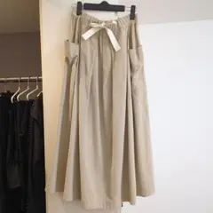 Nicolson & Nicholson ベージュ フレアスカート 38