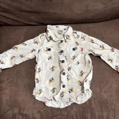 F.O.KIDS ミッキーマウス柄長袖シャツ 100cm