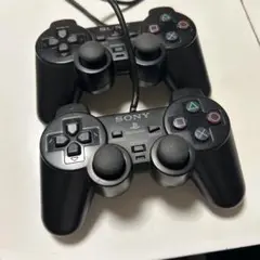 『動作未確認』SONY PS2 有線コントローラー ブラック