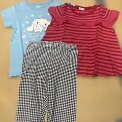 最終価格サンリオ犬プリントTシャツ130サイズセット