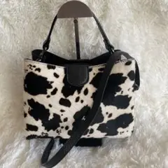 【極美品】　モードフルーレ　2way ハラコ ハンドバッグ ショルダーバッグ