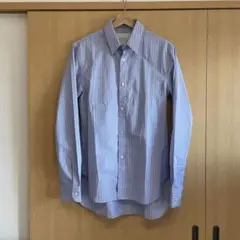 STUDIO NICHOLSON ストライプシャツ 長袖 新品未使用　注意あり