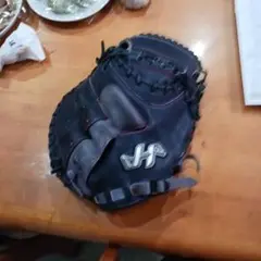 ハタケヤマ 硬式グローブ 紺