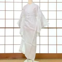 夏襦袢　麻混　トスコ麻snj-5022洗える　絽刺繍半衿　スワロフスキー　衣紋抜 夏襦袢 麻混 トスコ麻snj-5022洗える 絽刺繍半衿 スワロフスキー