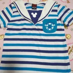 BABYDOLL✖Mickeyコラボ 半袖セーラー風Tシャツ 120cm