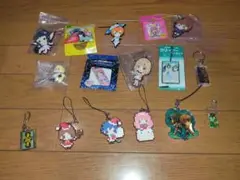 美少女系・アニメ・ゲーム 関係ストラップ（キーホルダー）16個セット