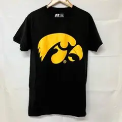 A128T ラッセルアスレチックアメリカ古着プリントアイオワ大半袖Tシャツメンズ
