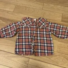 tete a tete チェック柄シャツ 90サイズ