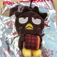 スシロー　はぴだんぶい　コラボ限定　バッドばつ丸　マスコットぬいぐるみ