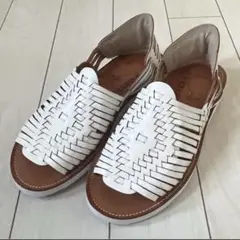 定価25300 CHAMLA チャムラ レザー スリッポン サンダル US9