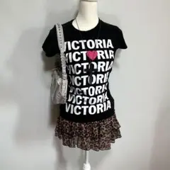 Y2K 平成 ギャル グランジ ロゴ ピチT Tシャツ 英字 ロゴ グラフィック