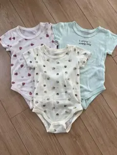 ベビー ボディスーツ 3枚セット 90cm