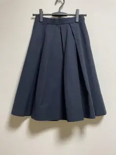MACKINTOSH PHILOSOPHY ネイビー フレアロングスカート