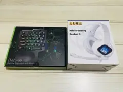 Deluxe ゲーム用キーボード、マウス&ヘッドホンのセット