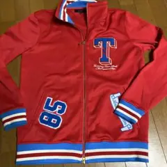 トミーヒルフィガートラックジャケットジャージトップレッドワッペン