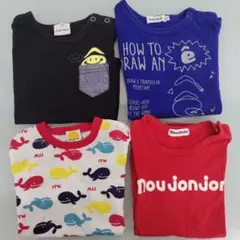 ☆SLAP SLIP☆Moujonjon80cm〜95cm☆Tシャツ4枚セット
