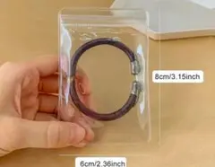 ソフト　アクセサリーケース　収納　透明　ラージサイズ40枚セット￼