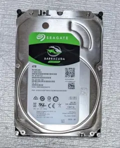 Seagate BarraCuda 3.5インチ薄型 4TB HDD