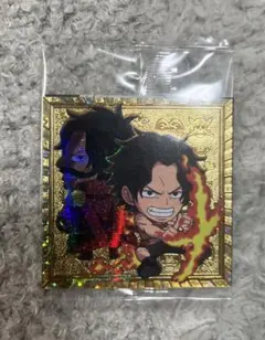 エース　ワンピース　ウエハース　12 シール　パラレル　2枚入り　ルフィ