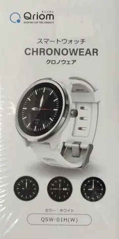 新品　未開封品、未使用品　スマートウォッチQSW-01H-W