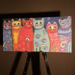 キャンバスプリントアート cats 絵画 インテリア
