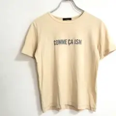 COMME CA ISM 半袖Tシャツ（M）ベージュ　a3876
