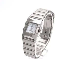 【OMEGA】オメガ 時計 ’コンステレーション カレ’ホワイトシェル☆極美品☆