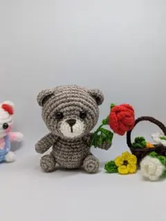 あみぐるみ　クマ　ハンドメイド　プレゼント