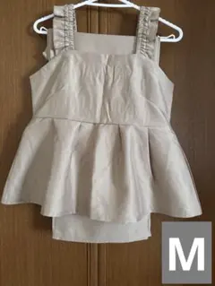 しまむら yumi フリル ビスチェ パンツ セットアップ Mサイズ